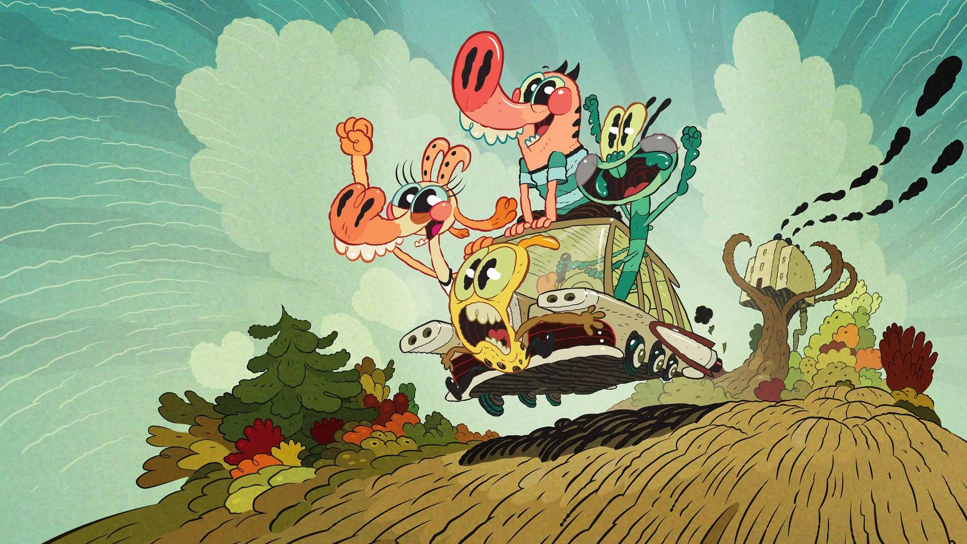 Свин, Коза, Банан и Сверчок